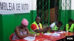 Assembleia de voto na Guiné-Bissau