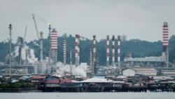 ILUSTRASI - Kilang minyak di Balikpapan, Provinsi Kalimantan Timur, 9 Juli 2024. (Yasuyoshi CHIBA / AFP)