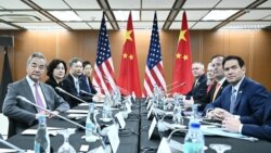 美国国务卿卢比奥在马尼拉举行的东盟外长会议期间，与中国外交部长王毅举行双边会晤。(2026年7月22日)