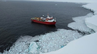 Italian Ship Makes Farthest Southern Journey