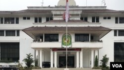 Kantor Wali Kota Medan di Jalan Kapten Maulana Lubis, Medan. (Foto: VOA/Anugrah Andriansyah)