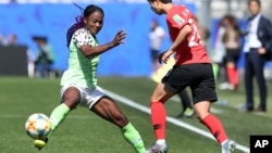 Francisca Ordega lors du match contre la Corée du Sud, le 12 juin 2019.