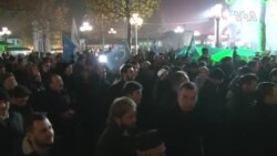 土耳其人在安卡拉举行抗议声援维吾尔人