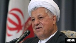 اکبر هاشمی رفسنجانی رئیس مجمع تشخیص مصلحت نظام