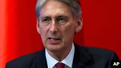 Sakataren Harkokin Wajen Birtaniya Philip Hammond 