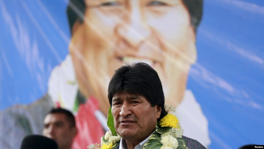 Tổng thống Bolivia Evo Morales.
