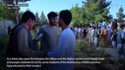 Residents of Balkh Return to Collect Belongings as Cease-fire Holds in Afghanistan 