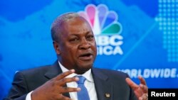 John Dramani Mahama, président du Ghana, mais également de la Cédéao