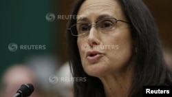 Attorney General for the State of Illinois Lisa Madigan testifies before the House Energy and Commerce Subcommittee on protecting consumer information in Washington February 5, 2014. 