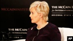 Cindy McCain, Kepala “Human Trafficking Advisory Council” pada McCain Institute for International Leadership