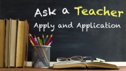 Ask a Teacher: Apply and Application