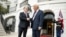 President Donald Trump welcomes UK Prime Minister to White House.