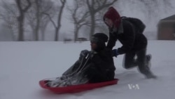 Despite Blizzard, New York Locals, Tourists Come Out to Play