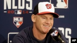 Matt Williams, de los Nacionales de Washington, ha ganado el premio al Mejor Manager del Año en la Liga Nacional.