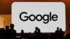 Logoja e kompanisë Google gjatë një konference në Kaliforni (13 gusht 2024)