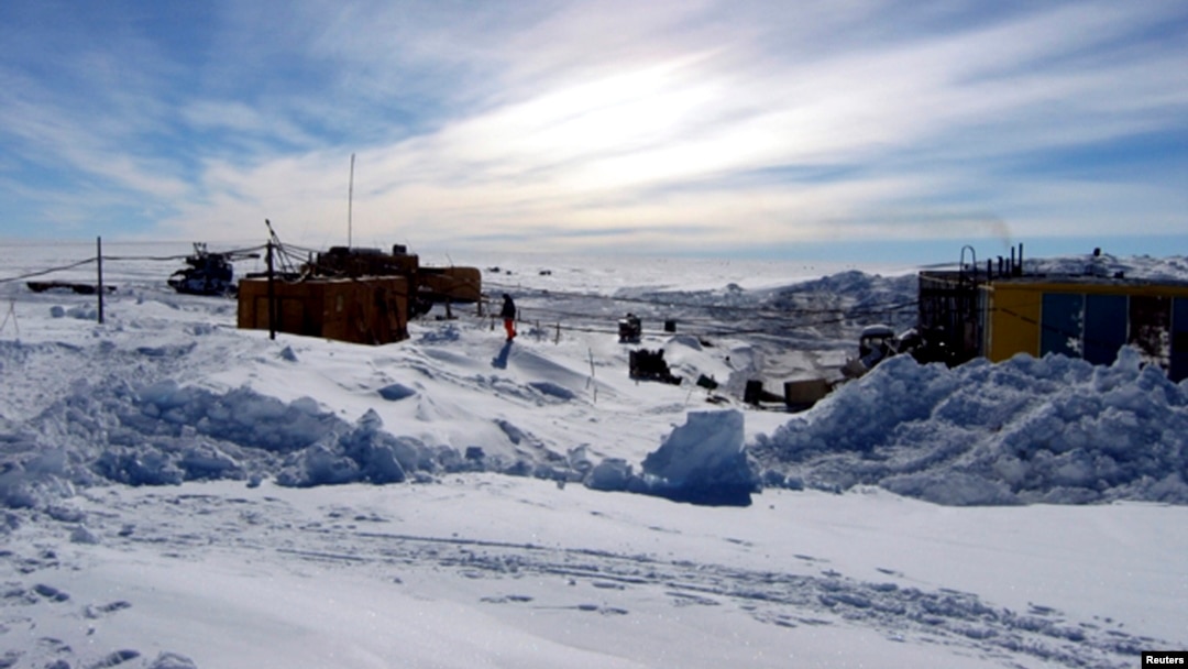 Russian scientists are close to drilling in to the prehistoric sub-glacier Lake Vostok, which has been trapped under Antarctic ice for 14 million years, Jun. 29, 2010. 