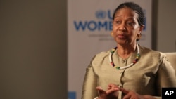 Mkuu wa shirika la wanawake la UN Women,Phumzile Mlambo-Ngcuka,