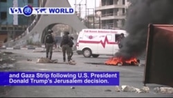 VOA60 World PM - Demonstrations and clashes with Israeli forces continue in the West Bank and Gaza Strip