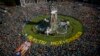 Massive Rally for Catalonia's Secession in Barcelona