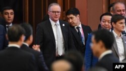 澳大利亚总理阿尔巴尼斯（Anthony Albanese）11月5日抵达上海参加进博会开幕式。