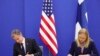 Державний секретар США Ентоні Блінкен і міністр закордонних справ Фінляндії Еліна Валтонен, Брюссель, 4 квітня 2024 року.