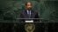 Lesotho's Foreign Minister Mohlabi Kenneth Tsekoa addresses the 69th session of the United Nations General Assembly at U.N. headquarters in New York, Sept. 29, 2014.