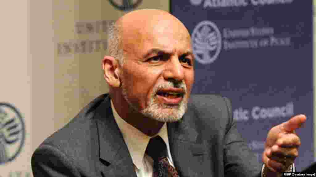 رئیس جمهور غنی در انستیتیوت صلح ایالات متحده گفت که حکومت افغانستان باید اول با پاکستان صلح کند نه با طالبان