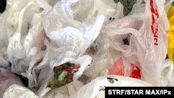 Photo by: STRF/STAR MAX/IPx 2020 9/19/20 New York will finally enforce plastic bag ban starting October 19th after getting derailed by the Coronavirus pandemic. Many stores already charge a 5 cents per paper bag if customers don't bring their own. New…