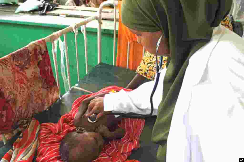 Banadir Hospital in Mogadishu, Somalia, 12 August 2011. (VOA - G. Joselow)