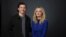 Tye Sheridan y Sophie Turner, actores de la película "Dark Phoenix," posan ante las cámaras en el Centro de Convenciones de Anaheim, cerca de Los Angeles, California. 29/3/19. Foto: Chris Pizzello.
