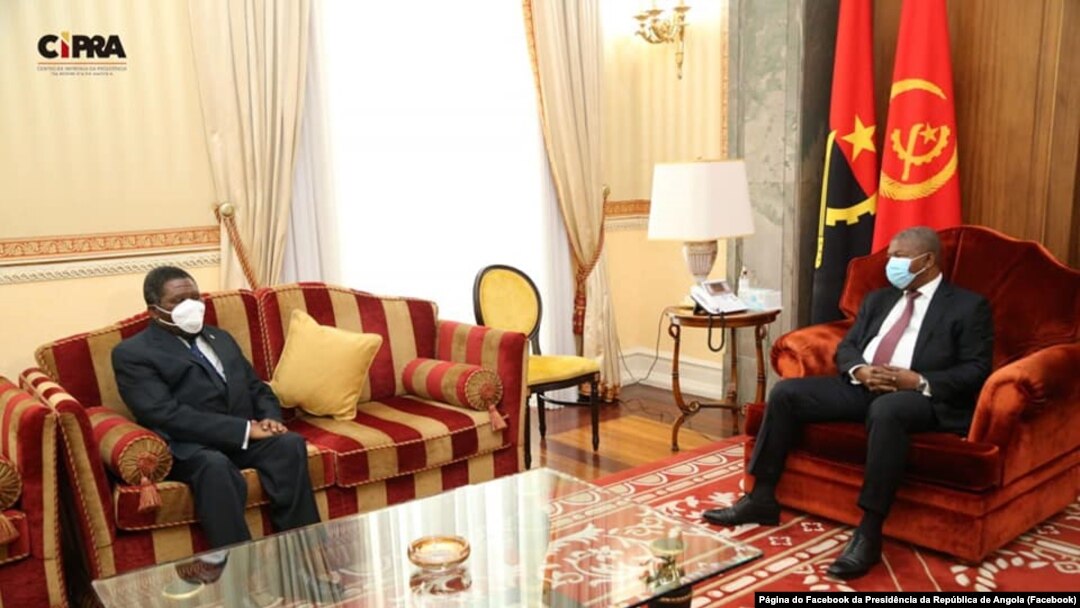 Isaías Samakuva e João Lourenço, Luanda, 26 de Outubro 2020