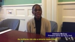 "Os negros são a maioria em Nova Iorque, não devem ser tratados como minoria", Chirlane McCray, primeira-dama da cidade
