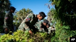 Personal militar busca a Sudiksha Konanki, una estudiante universitaria de Estados Unidos que desapareció en una playa de Punta Cana, República Dominicana, el 10 de marzo de 2025.