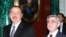 FILE - Azerbaijan President Aliyev, left, and Armenia President Sarkisian attend the CIS summit in Moscow, Dec. 10, 2010.