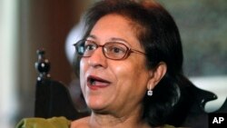 Aktivis HAM, Asma Jahangir meninggal akibat serangan jantung (foto: dok). 