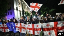 Протест против закона об иноагетах в Тбилиси, Грузия