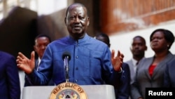 kiongozi wa upinzani wa Kenya, Raila Odinga.