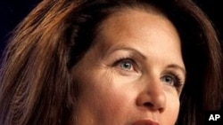 Rep. Michele Bachmann, R-Minn., speaks to the Values Voter Summit, held by the Family Research Council Action, in Washington (File)