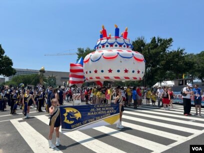 2025年华盛顿独立日游行抓拍