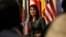 La embajadora de EE.UU ante la ONU, Nikki Haley, habló con la prensa el lunes, 10 de septiembre de 2018.