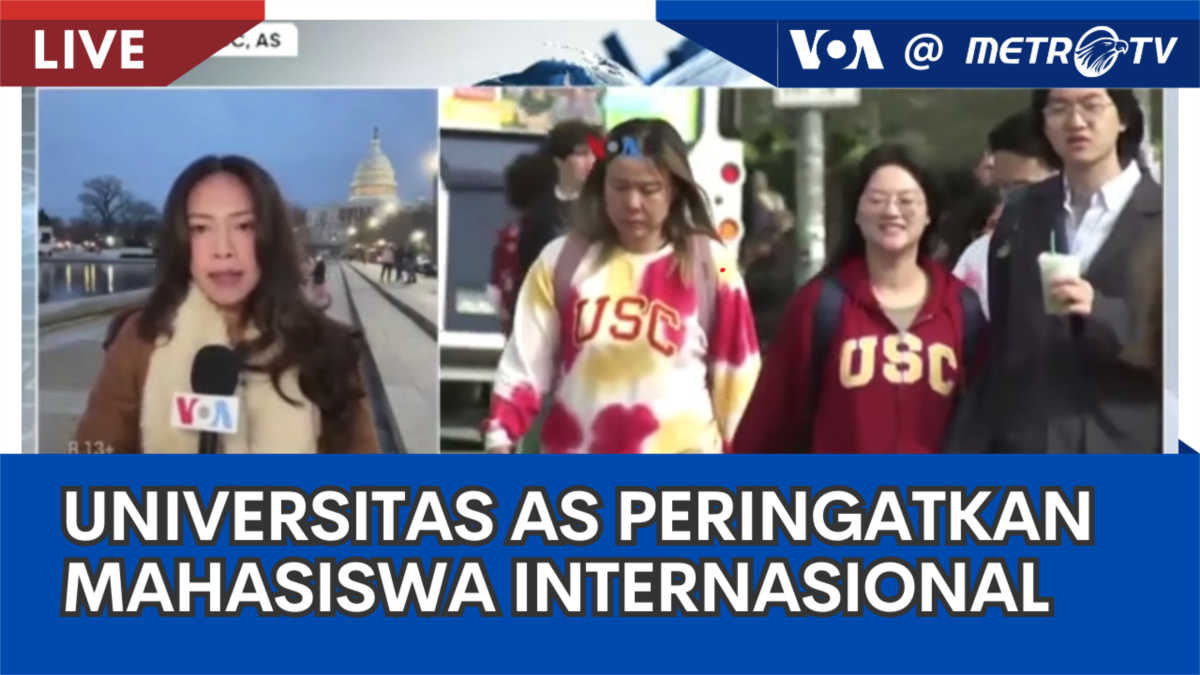 Universitas Amerika Beri Peringatan Mahasiswa Internasional