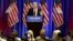 Republican presidential candidate Donald Trump speaks at the Trump Soho Hotel in New York, June 22, 2016. 
