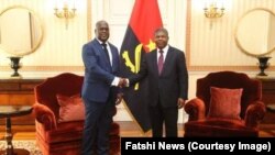 Présidentes Félxi Tshsiekedi e de Angola João Lourenço 