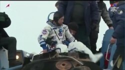 Տիեզերագնացների ճապոնացի անձնակազմի վերադարձը