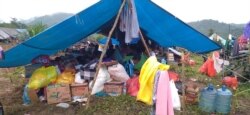 Tenda darurat yang di huni warga terdampak banjir bandang di desa Meli, Luwu Utara. Sulawesi Selatan. (16/7) Foto : Zwaib Leibe/SAR Mapala Muhammadiyah Indonesia