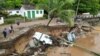 Kerusakan akibat hujan deras di Ilhabela, Brazil, 19 Februari 2023. (Tribuna do Povo/Caio Gomes/via REUTERS)