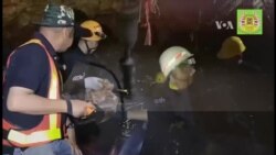 Trabajos a toda marcha para rescatar a niños atrapados en cueva