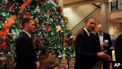 Larry Graves greets people during an appearance.