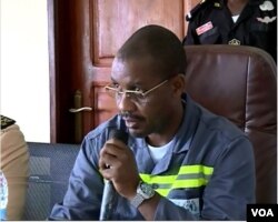 Gabriel Dodo&nbsp;Ndoke, Cameroon's minister of mines. (M. Kindzeka/VOA)