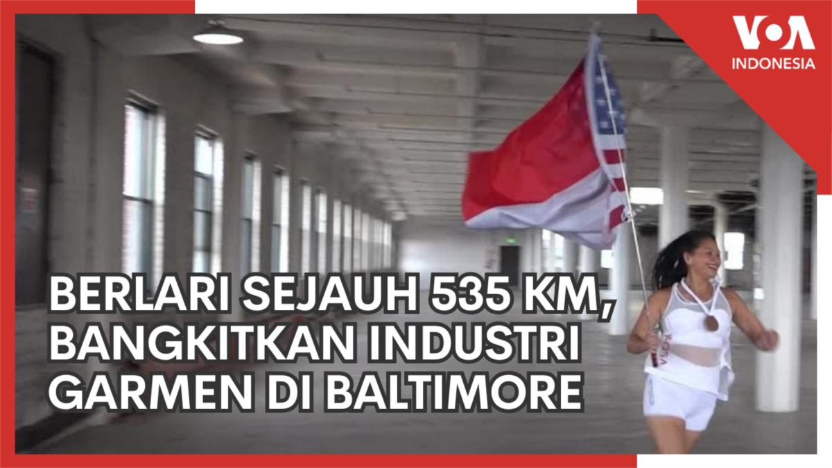 Berlari Sejauh 535 Kilometer, Membangkitkan Industri Garmen di Baltimore